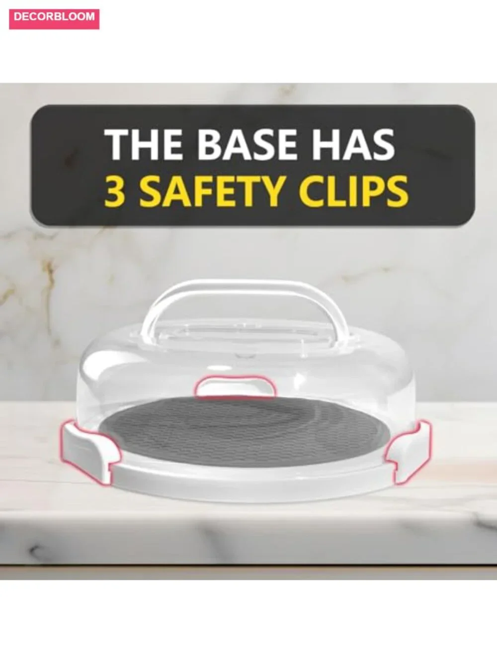 2 Pack Pie Carrier with Lids and Handles, Insulated Bags and Non-Slip Pads